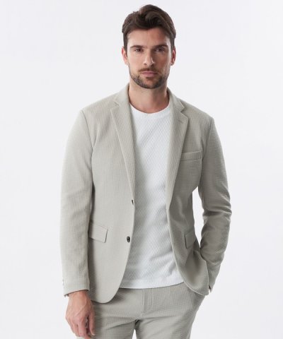 【セットアップ対応】ウェーブワッフルジャケット