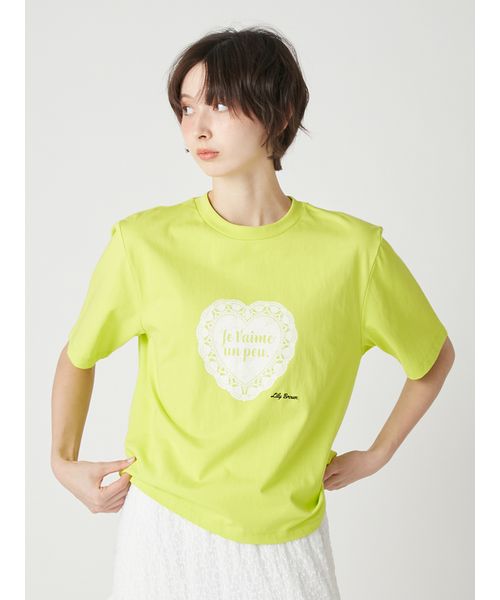 ハートモチーフプリントTシャツ(508684442)｜阪急百貨店公式通販サイト