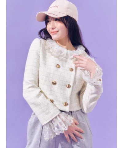 【WEB限定カラー】[L.B CANDY STOCK]スカラップビジューアタッチ