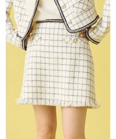 ツイードミニスカート