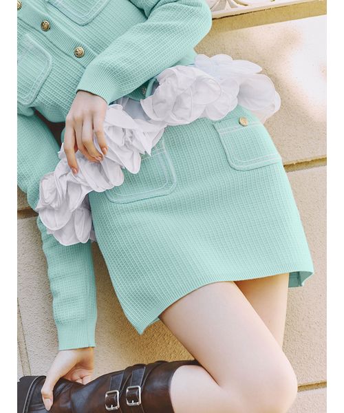 コットンニットミニスカート(508684596)｜阪急百貨店公式通販サイト