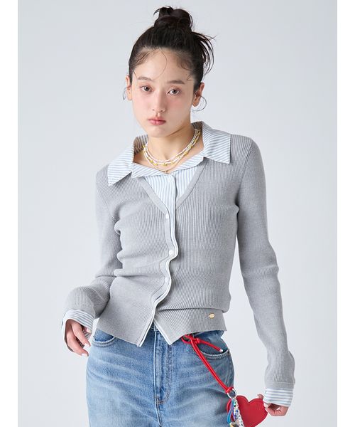 モールフリルニットトップス(508476886)｜阪急百貨店公式通販サイト