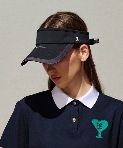 ランバン スポール LANVIN SPORT サンバイザー【部分UV】