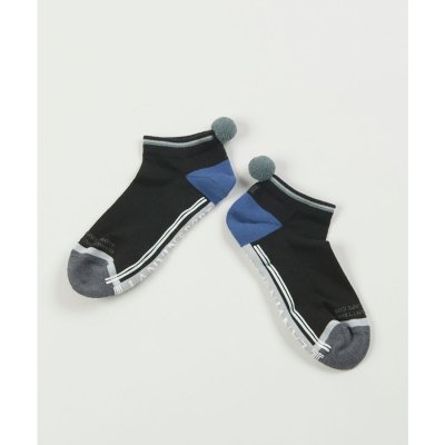 ランバン スポール LANVIN SPORT ボンボン付きアンクル丈ソックス【返