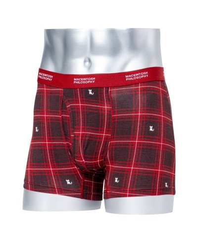 チェックマスクドキャット　ボクサーブリーフ/ベリーソフト