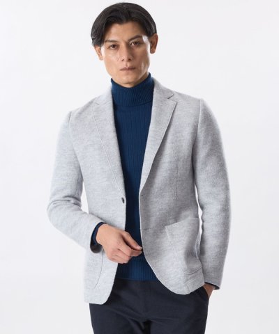 ライトウールニットジャケット