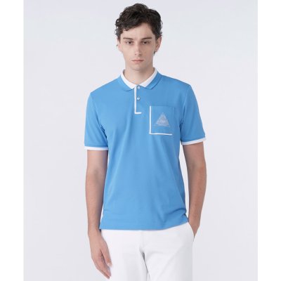 ランバン スポール LANVIN SPORT ポケット刺繍デザイン半袖シャツ【S