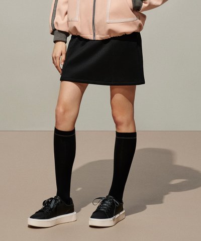 ランバン スポール LANVIN SPORT ダンボールニットAラインスカート