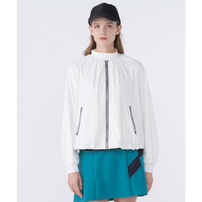 ランバン スポール LANVIN SPORT ギャザーデザインブルゾン【はっ水】