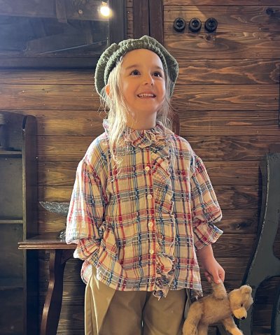 フィス FITH Double－weave Plaid Blouse