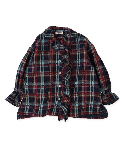 フィス FITH Double－weave Plaid Blouse