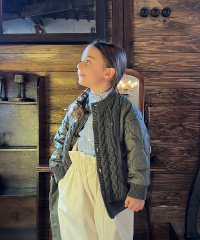 フィス FITH Knit Quilted Blouson