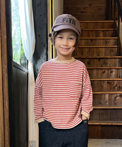 フィス FITH Multi Striped Long Sleeve Tee