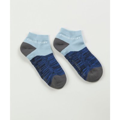 ランバン スポール LANVIN SPORT カラーブロックアンクル丈ソックス【