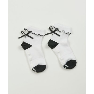 ランバン スポール LANVIN SPORT フリルディテール折り返しソックス【