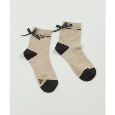 ランバン スポール LANVIN SPORT ラメ入りミドル丈ソックス【返品不可