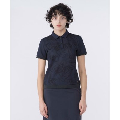 ランバン スポール LANVIN SPORT エンブロイダリー半袖ポロシャツ【S