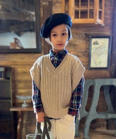 フィス FITH Cotton Knit Vest