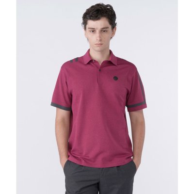 ランバン スポール LANVIN SPORT ハイゲージニット半袖ポロ【洗濯機洗