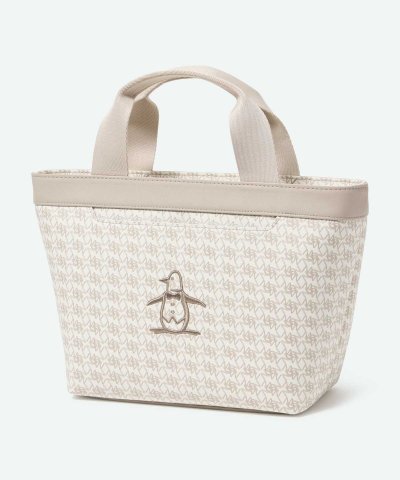 マンシングウェア Munsingwear 総柄舟形カートバッグ保冷機能付