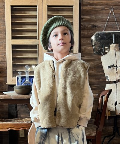 フィス FITH Reversible Taffeta Fur Vest