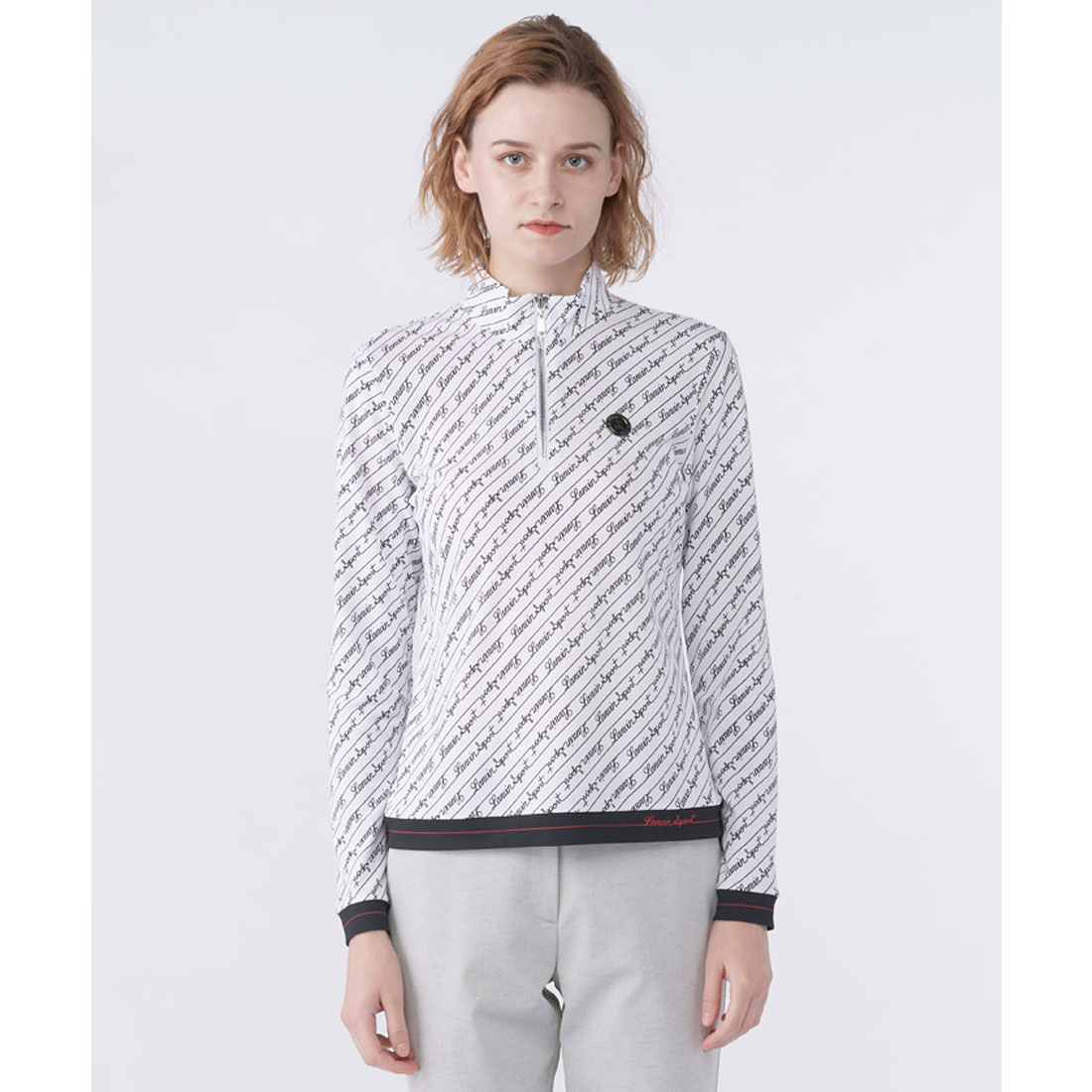 ランバン スポール LANVIN SPORT 手書きロゴ長袖シャツ【Sunscr