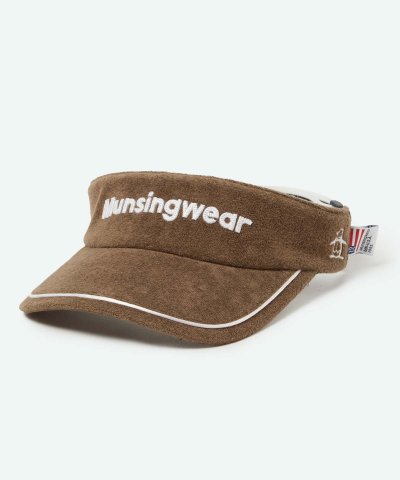 マンシングウェア Munsingwear ロゴデザインサンバイザー