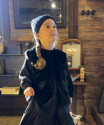 フィス FITH Reversible Taffeta Fur Vest