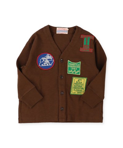 デニムダンガリー DENIM DUNGAREE Patch Cardigan
