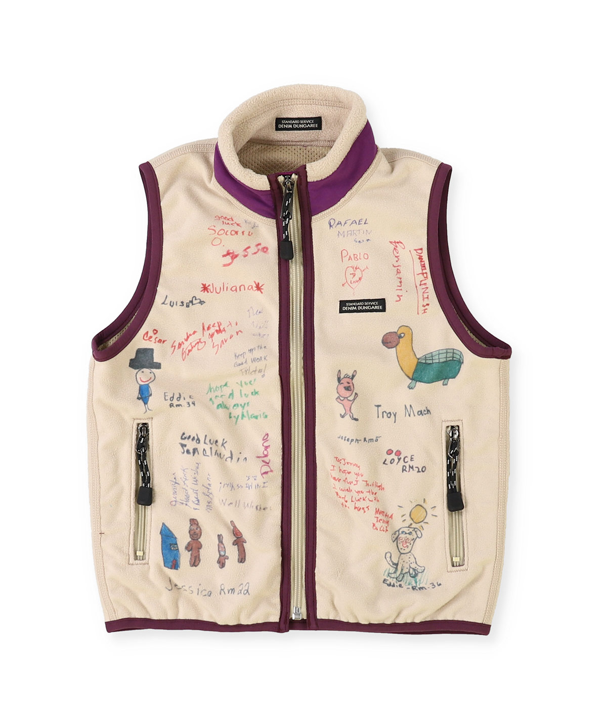 デニムダンガリー DENIM DUNGAREE Fleece Remake Ve(508688400)｜阪急