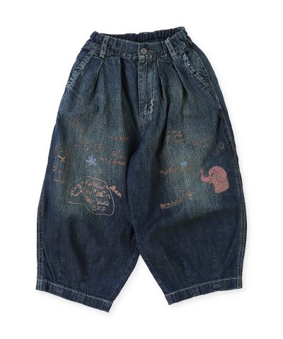 デニムダンガリー DENIM DUNGAREE 8oz Denim Scribb