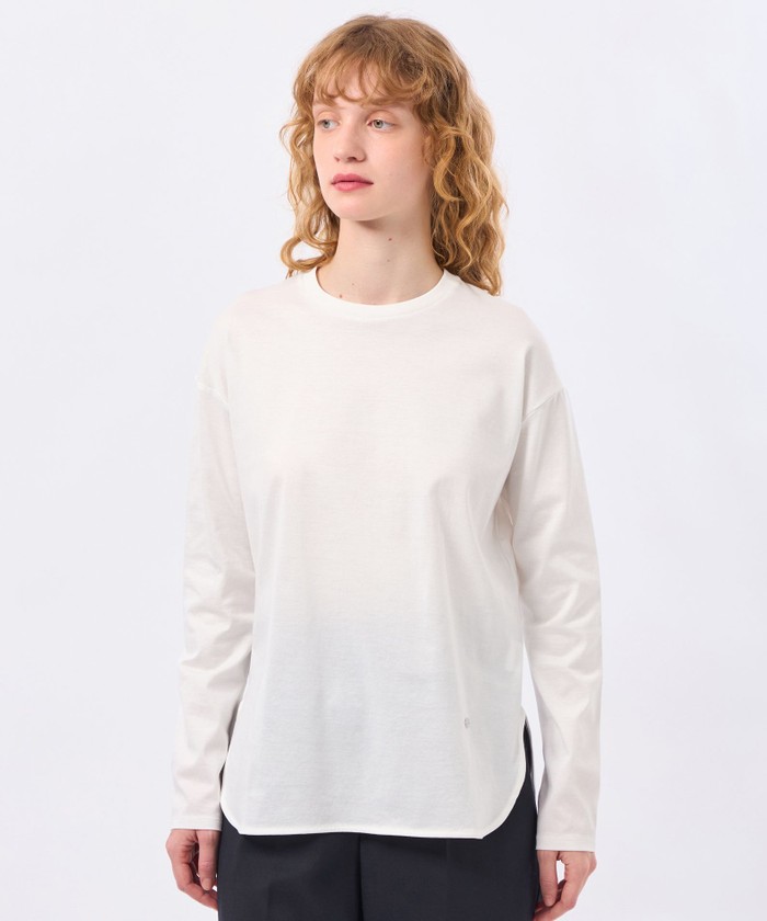 ラウンドヘムシルケットカットソー(508640741)｜阪急百貨店公式通販