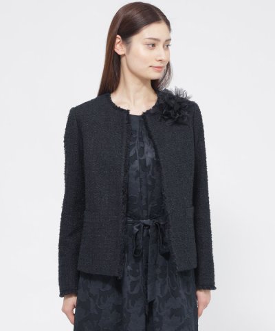 シャイニーノーブルツイード　ジャケット