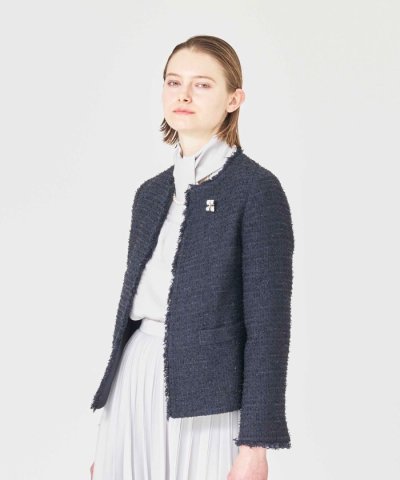 シャイニーノーブルツイード　ジャケット