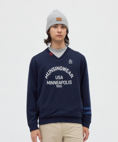 マンシングウェア Munsingwear 防風ストレッチリバーシブルVネックセー