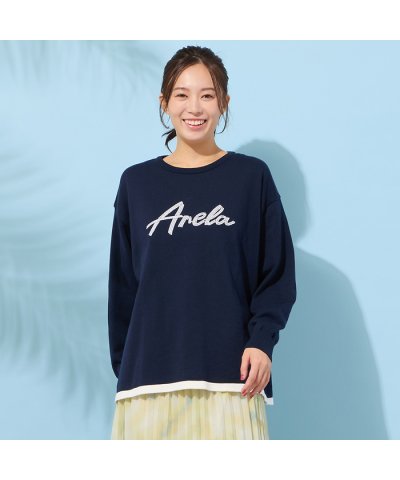 ピサーノ PISANO 【手洗いOK】『Anela』スパンコール刺繍ニット