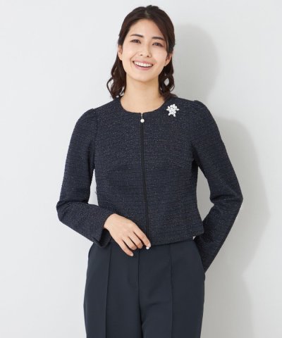 MIXツイード ジャケット