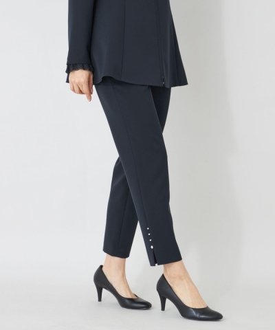 デュアルストレッチウエストゴム パンツ