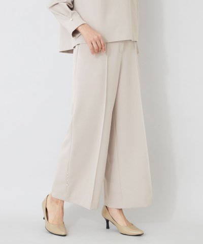 デュアルストレッチ ワイドパンツ