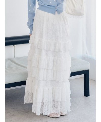 ステップフリルシアースカート