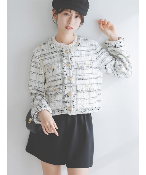 SNIDELジャケット ホワイト系｜ジャケット｜SNIDEL(スナイデル)｜阪急百貨店公式通販