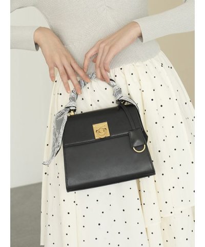 レーススカーフ付きハンドバッグ