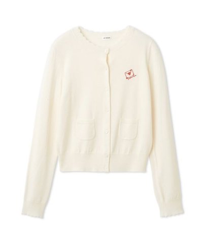 love letterコンパクトニットカーデ