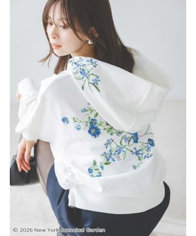 NYBG エンブロイダリーフーディー
