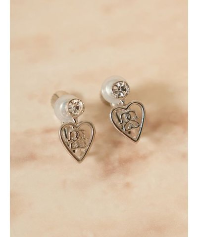 ハートキャッチストーンモチーフイヤリング