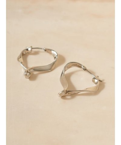 ツイストハートフープピアス