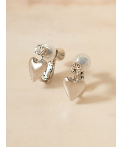 ハートモチーフイヤリング