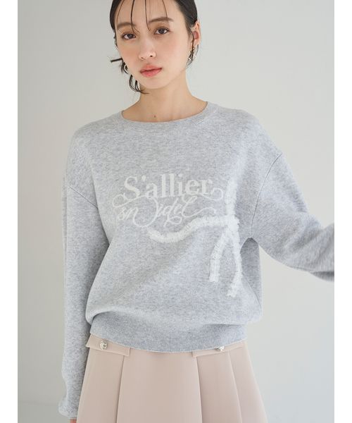 STONE  スナイデルニット グレー M グレー系｜ニット・セーター｜SNIDEL(スナイデル)｜阪急百貨店公式通販