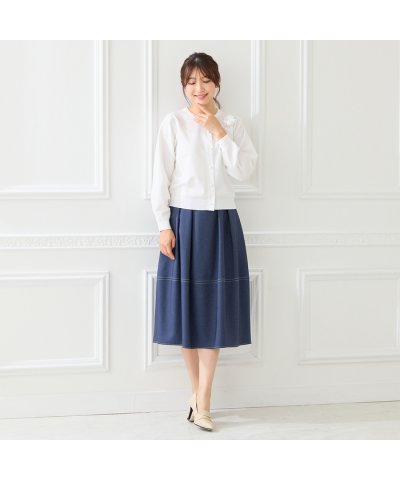 ローズティアラ RoseTiara 【イージーケア/伸縮性◎】コクーンシルエット