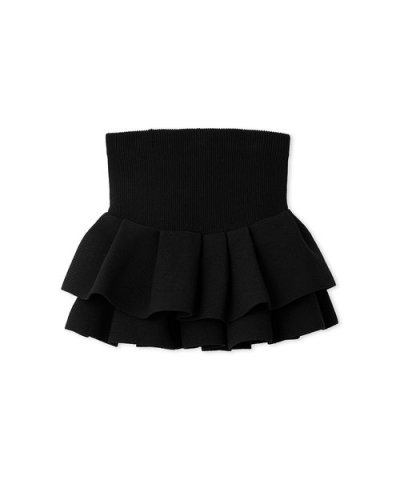 ランダムペプラムニットベアトップス